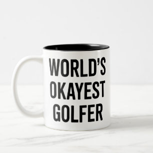 Taza Bicolor El golfista más o menos del mundo Día del Padre go