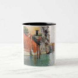 Taza Bicolor El Gran Canal de Venecia (por Vincenzo Caprile)