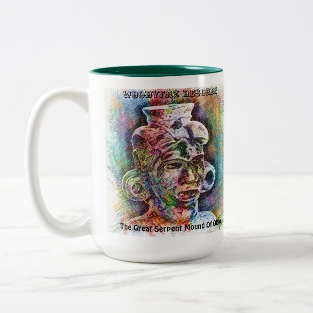 Taza Bicolor El Gran Monto De Serpiente De Ohio Java Mug (Izquierda)