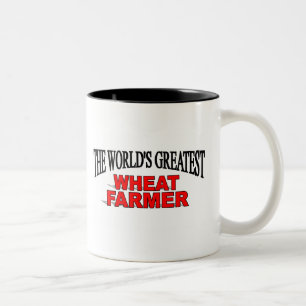 Taza Bicolor El granjero del trigo más grande del mundo