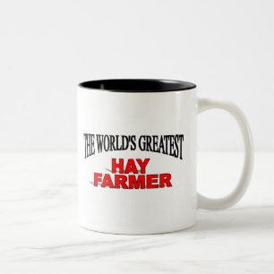Taza Bicolor El granjero más grande del heno del mundo