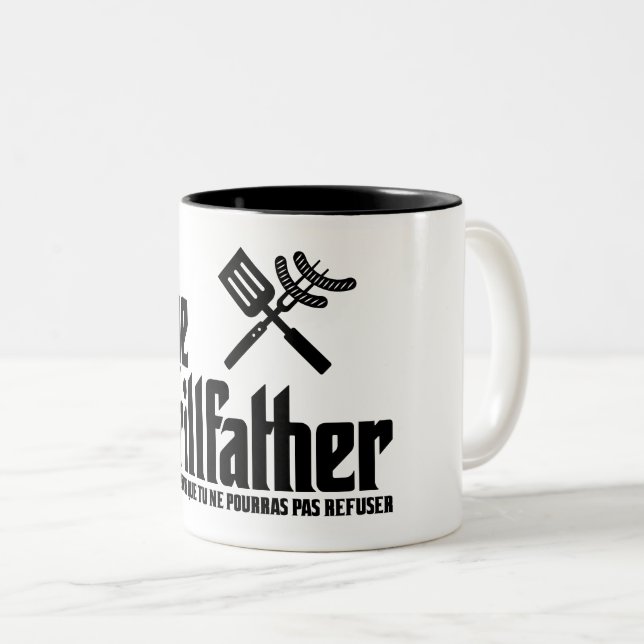 Taza Bicolor El Grillfather (Anverso derecho)