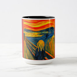 Taza Bicolor El Grito, Bella Artes de Munch,