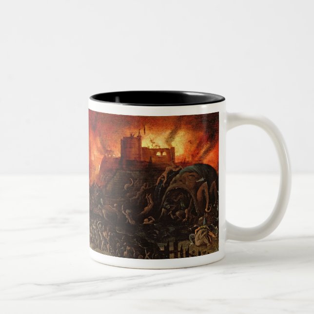 Taza Bicolor El Harrowing del infierno (Derecha)