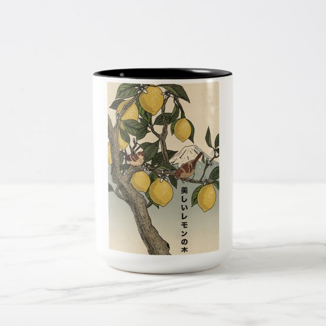 Taza Bicolor El hermoso limonero (Centro)