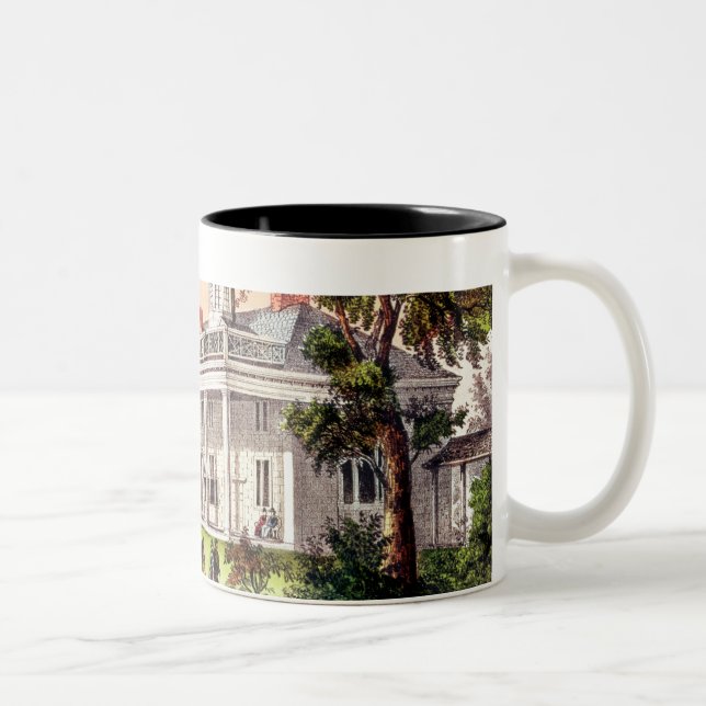 Taza Bicolor El hogar de George Washington (Derecha)
