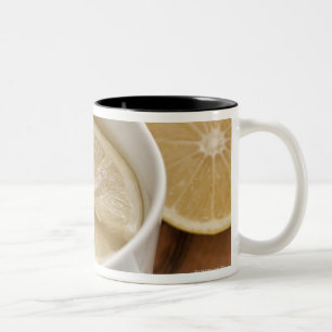 Taza Bicolor el hogar hizo el remedio del frío y de la gripe;