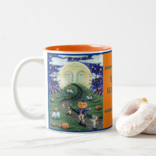 TAZA BICOLOR EL HOMBRE DE LA REUNIÓN DEL HOMBRE DE LA PUMPKIN E