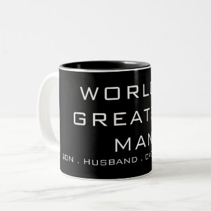 Taza Bicolor El hombre más grande del mundo - Hijo, Esposo, Pap