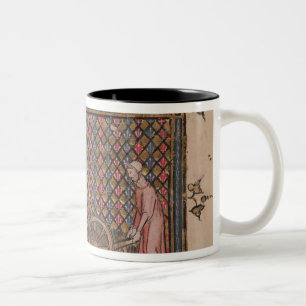 Taza Bicolor El hombre obligado a trabajar para una vida