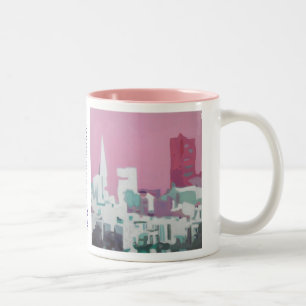 Taza Bicolor El horizonte de San Francisco
