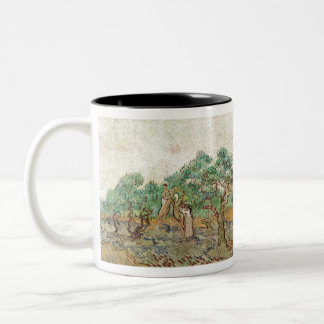 Taza Bicolor El huerto de olivos (1889) de Vincent van Gogh.