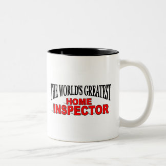Taza Bicolor El inspector casero más grande del mundo
