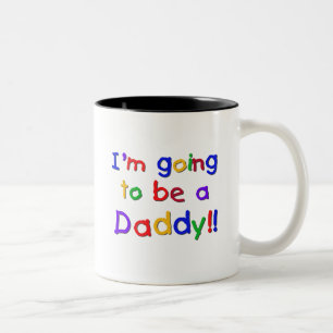 Taza Bicolor El ir a ser colores Papá-Primarios