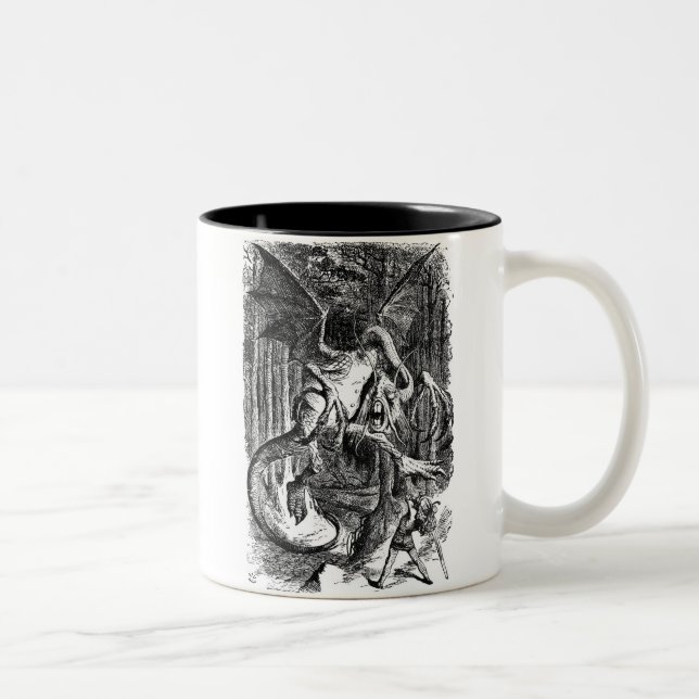 Taza Bicolor El Jabberwocky (Derecha)