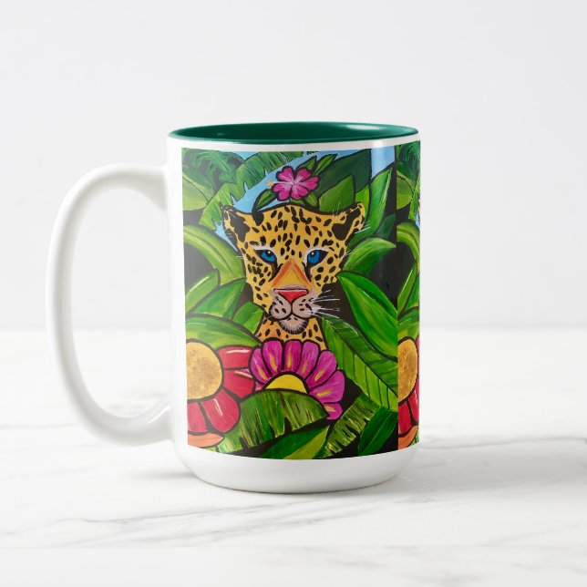 Taza Bicolor El Jaguar (Izquierda)