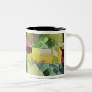 Taza Bicolor El jardín, 1914 (w/c en el papel)