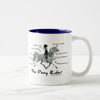 Taza Bicolor El jinete Pony