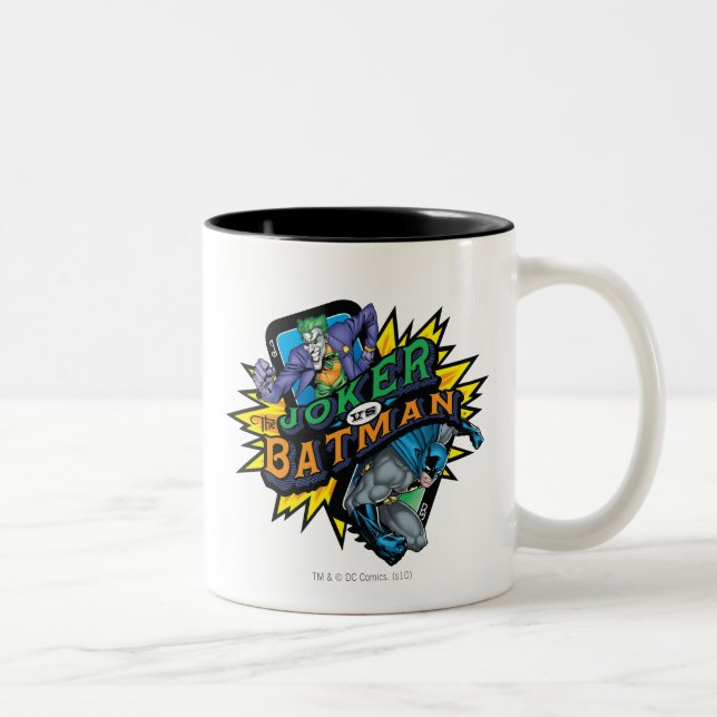 Taza Bicolor El Joker Vs Batman (Derecha)