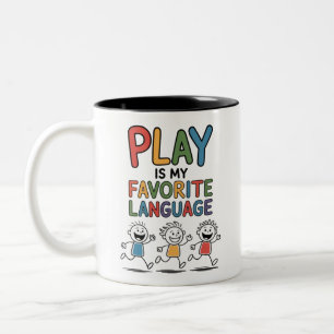 Taza Bicolor El Juego Es Mi Idioma Favorito