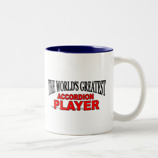Taza Bicolor El jugador más grande del acordeón del mundo