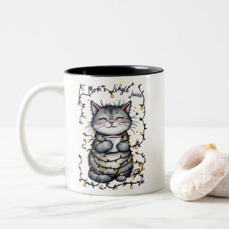 Taza Bicolor El jugo de villancico de mamá