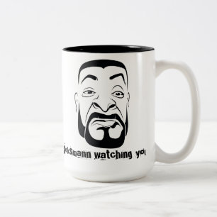 Taza Bicolor ¡El Koksmann te vigila!