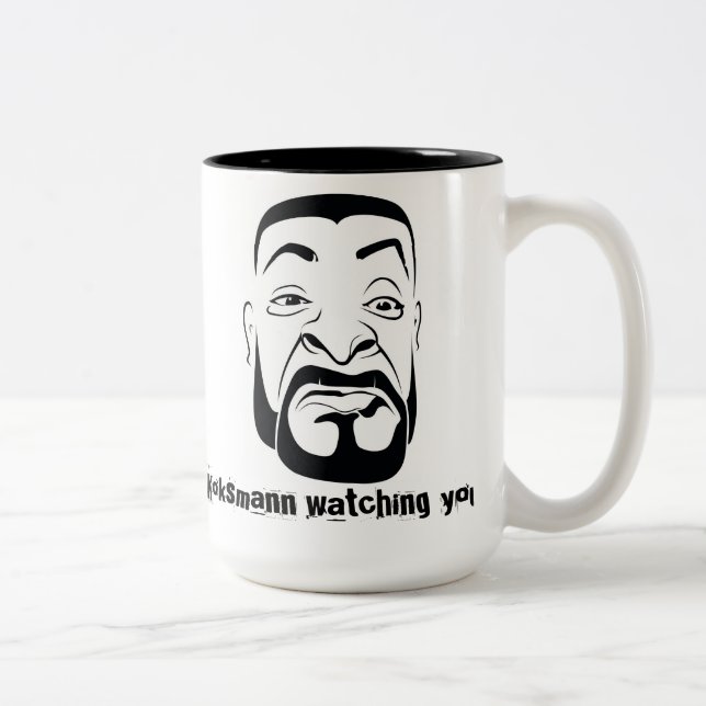 Taza Bicolor ¡El Koksmann te vigila! (Derecha)