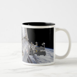 Taza Bicolor El laboratorio japonés de Kibo del módulo del
