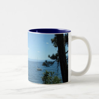 Taza Bicolor El lago Tahoe
