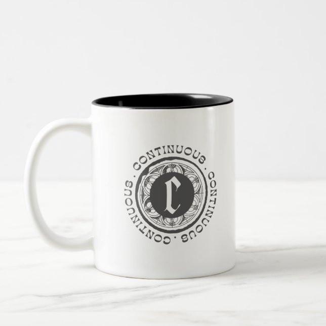 Taza Bicolor El logo negro continúa (Izquierda)