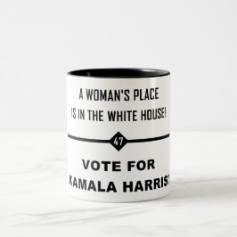 TAZA BICOLOR EL LUGAR DE UNA MUJER ESTÁ EN...