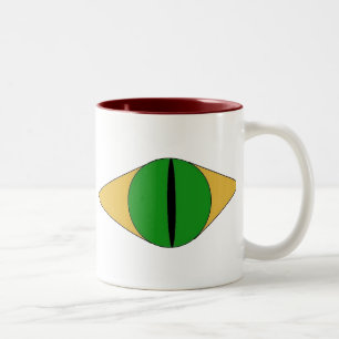 Taza Bicolor "El mal está en el ojo del observador"