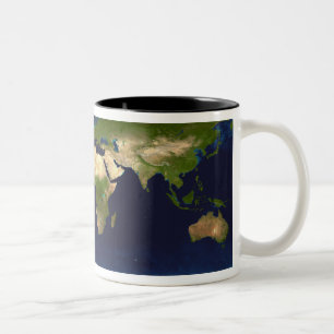 Taza Bicolor El mármol azul