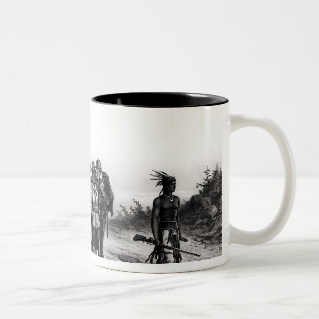 Taza Bicolor El marzo de las millas Standish (Derecha)