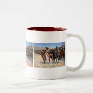Taza Bicolor El mayor mexicano de Frederic Remington (1889)