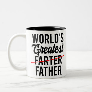 Taza Bicolor El mayor regalo del Día de los Padres Más Farter