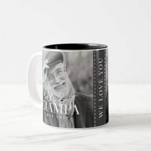 Taza Bicolor El Mejor Abuelo del Mundo Desde 20XX Foto Chic Mod
