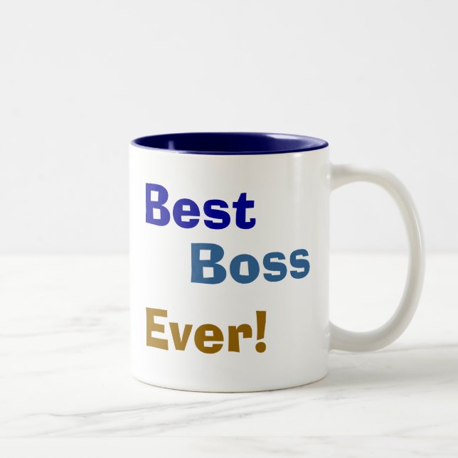 Taza Bicolor ¡El mejor, Boss, nunca! (Derecha)