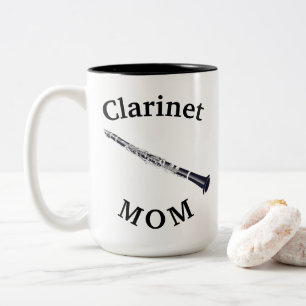 Taza Bicolor ¡El mejor "Clarinet MOM"! Día de la madre