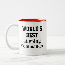 Taza Bicolor EL MEJOR COMMANDO DEL MUNDO DE LA Novedad