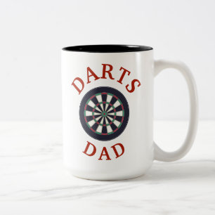 Taza Bicolor ¡El mejor "DARTS DAD"! Día del padre