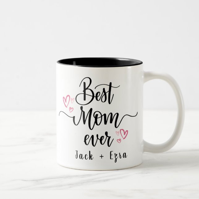 Taza Bicolor El mejor día de la madre (Derecha)