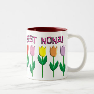 Taza Bicolor El mejor diseño de los tulipanes de los Nona