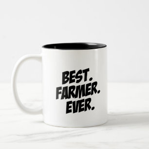 Taza Bicolor El mejor granjero nunca