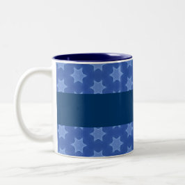 Taza Bicolor El mejor modelo de estrella siempre azul de la