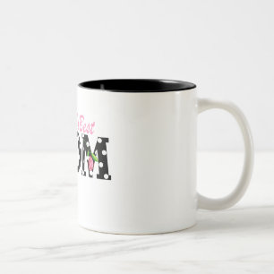Taza Bicolor El mejor negro de la mamá del mundo con los