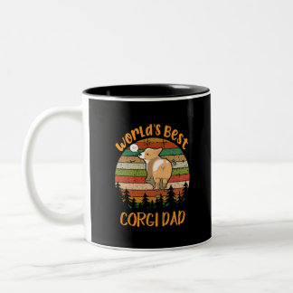Taza Bicolor El mejor padre de Corgi del mundo
