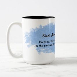 Taza Bicolor El mejor papá de estos alrededores