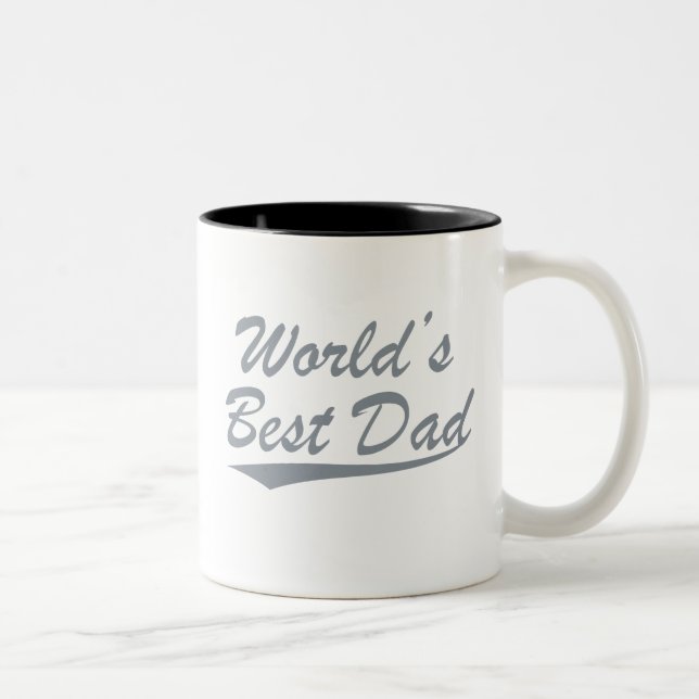 Taza Bicolor El mejor papá del mundo (Derecha)